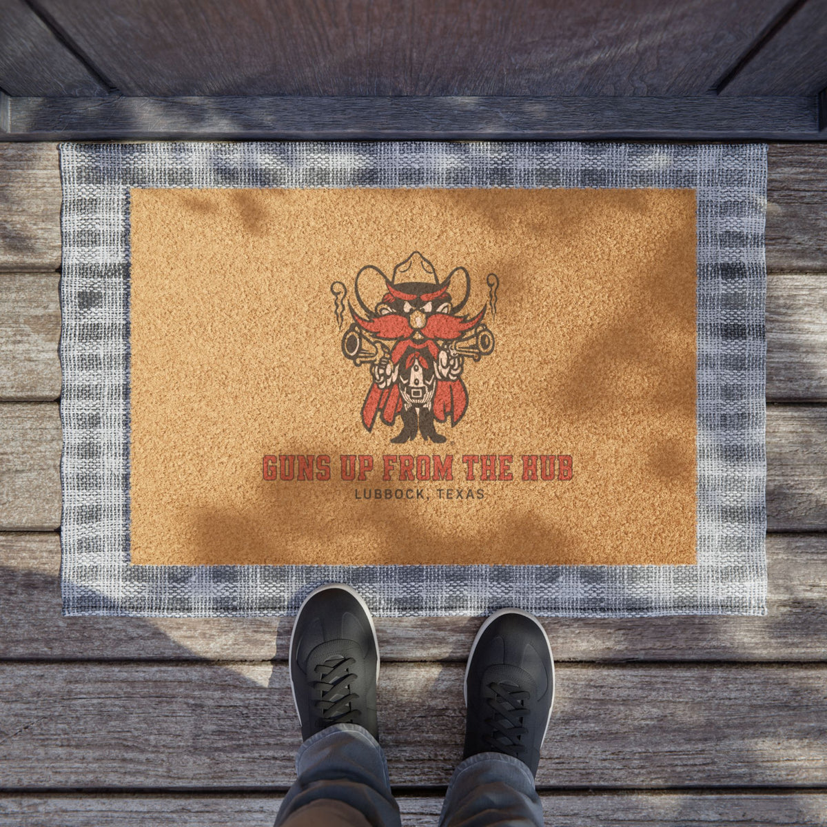Guns Up Doormat
