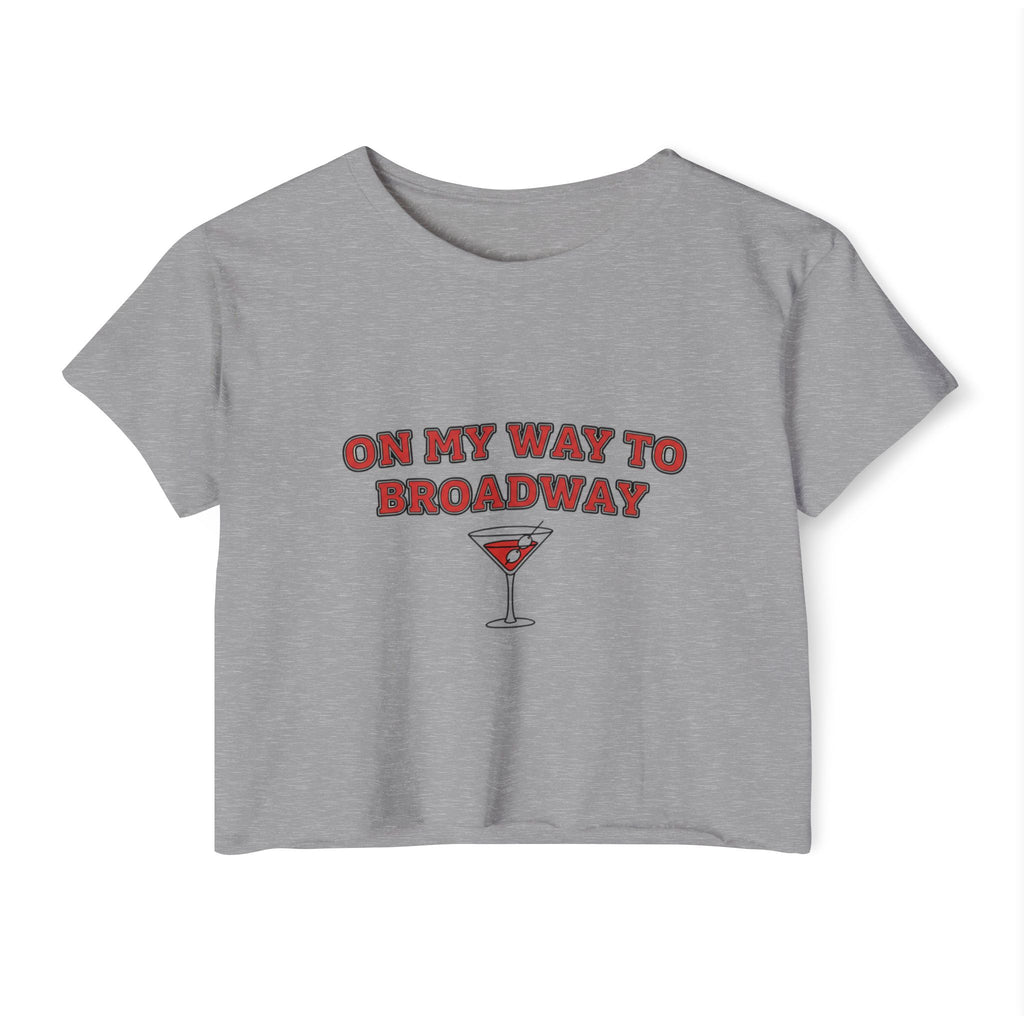On my way to Broadway Crop Top