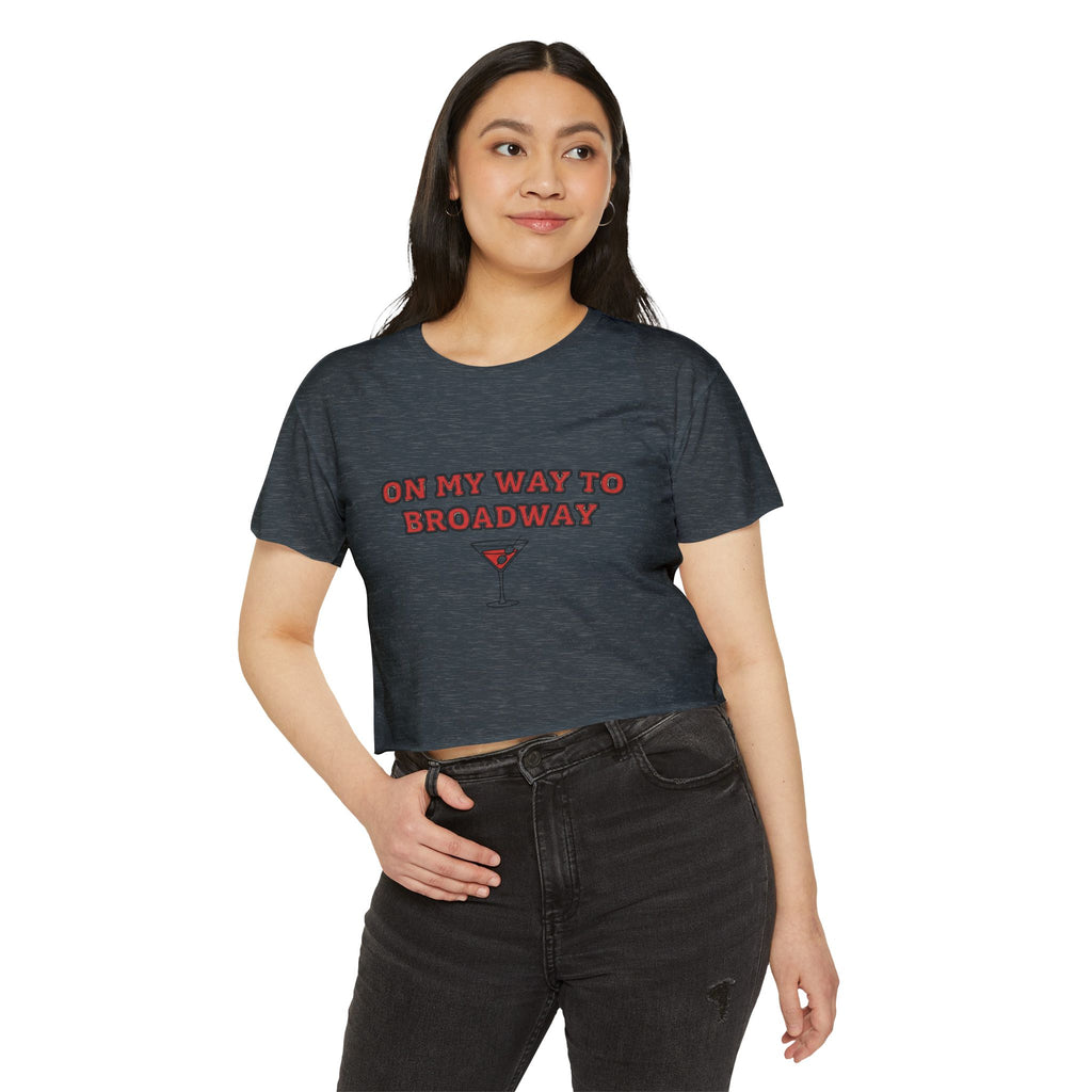On my way to Broadway Crop Top