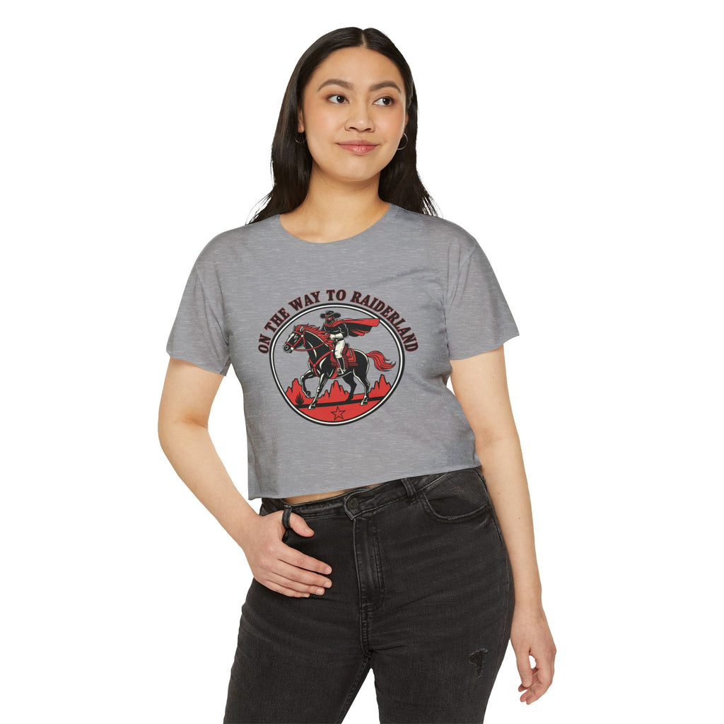 On my way to Raiderland Crop Top