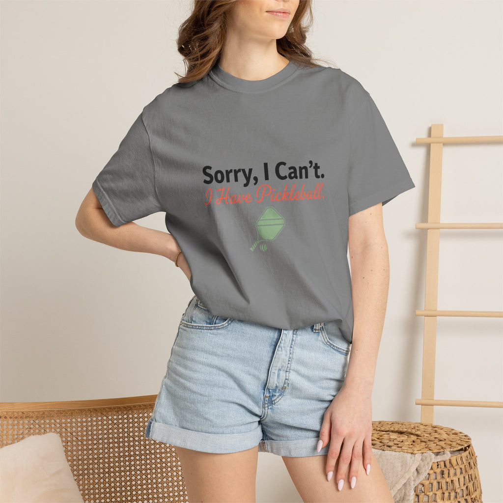 sorry I can't I have pickleball