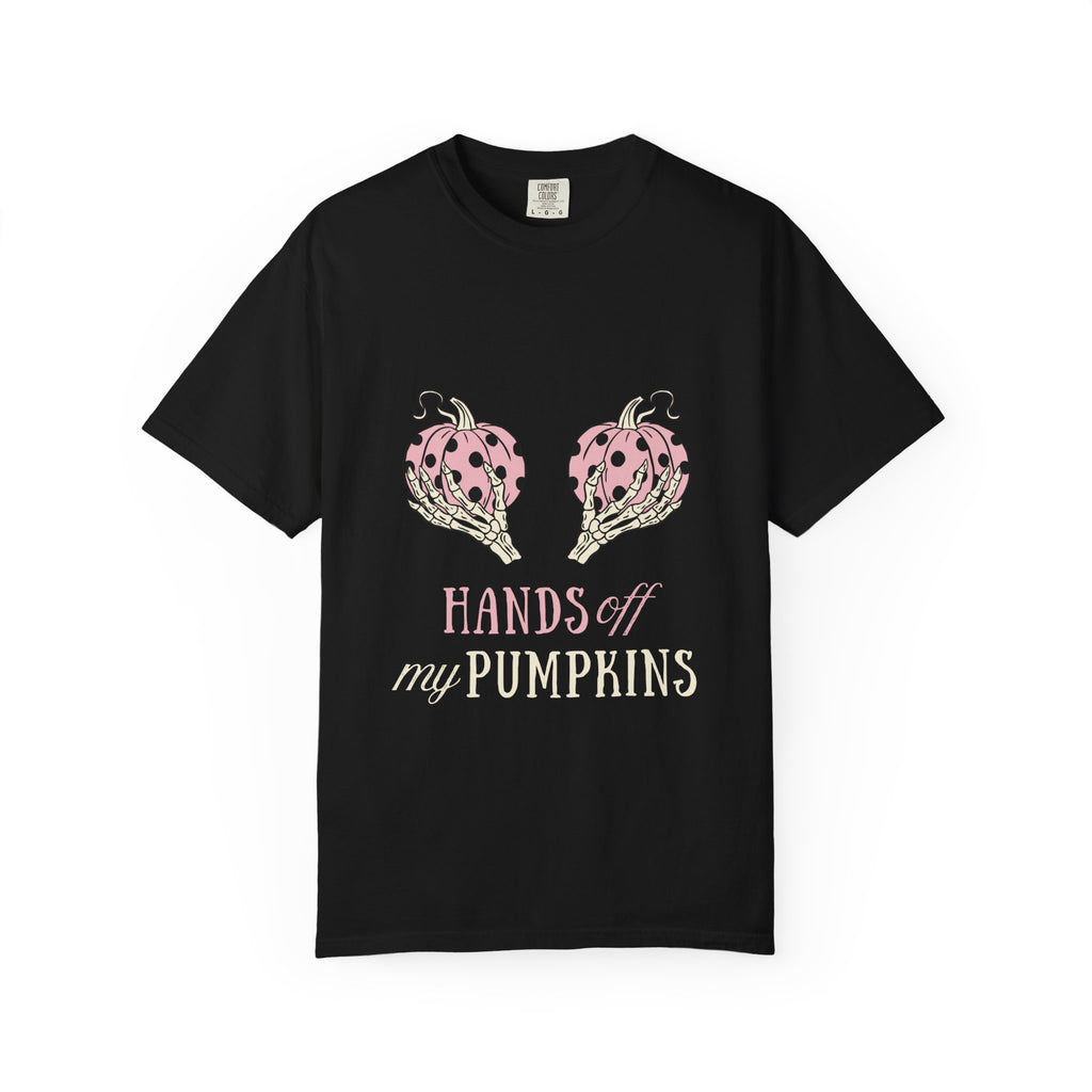 Hands off my pumpkins