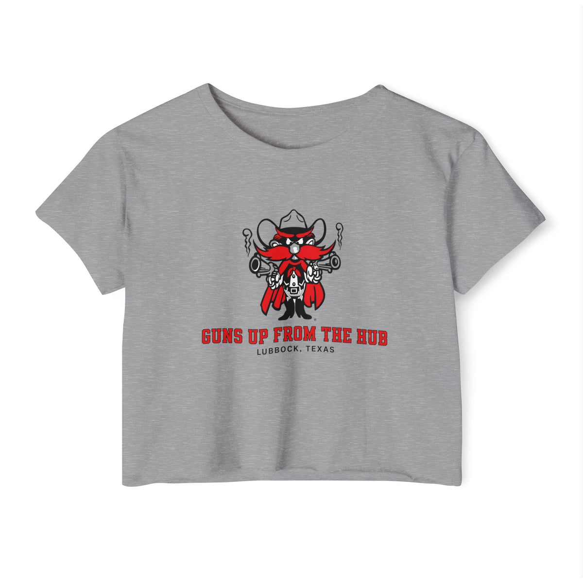 Guns up from the Hub  Crop Top