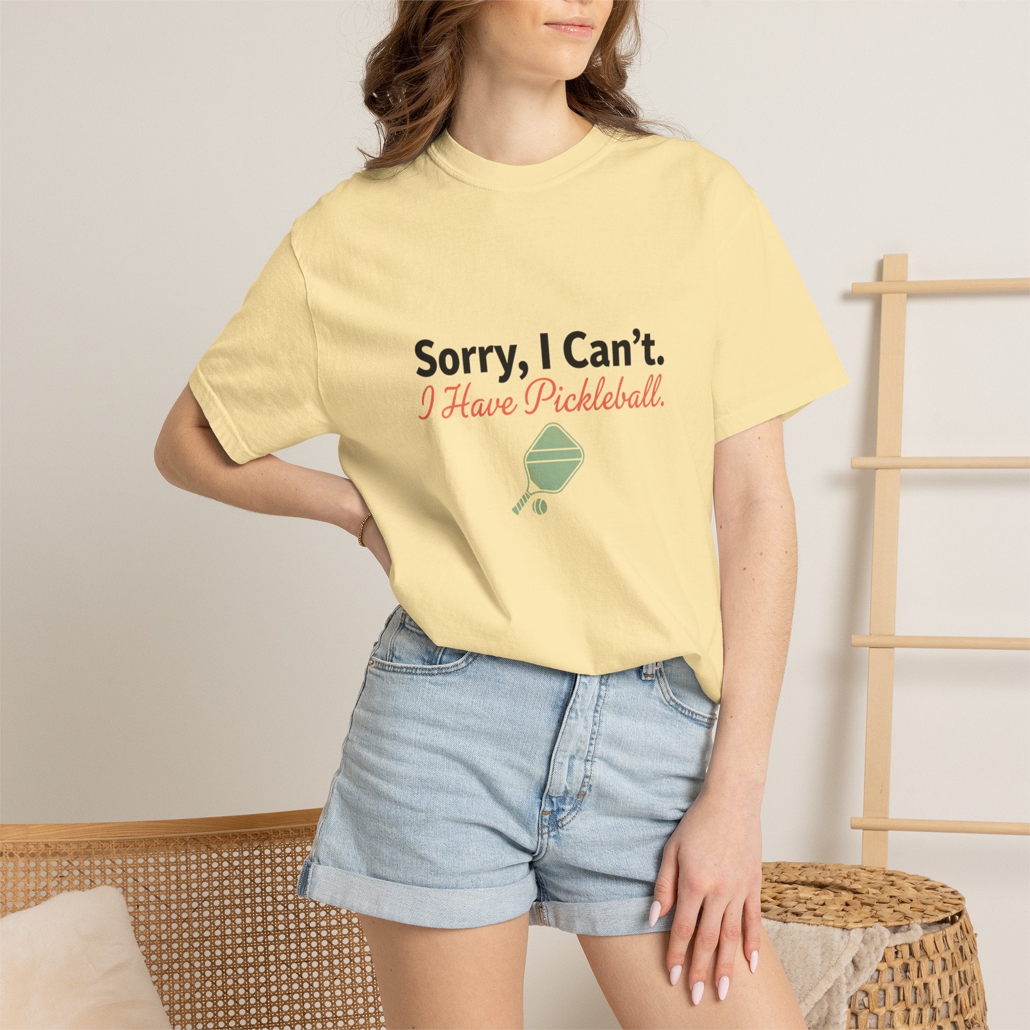 sorry I can't I have pickleball