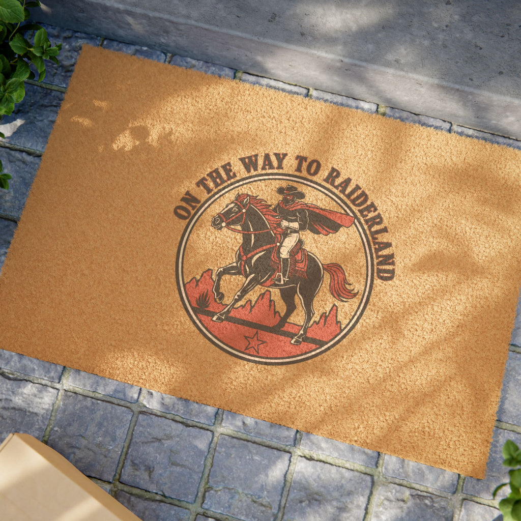 On the way to Raiderland Doormat