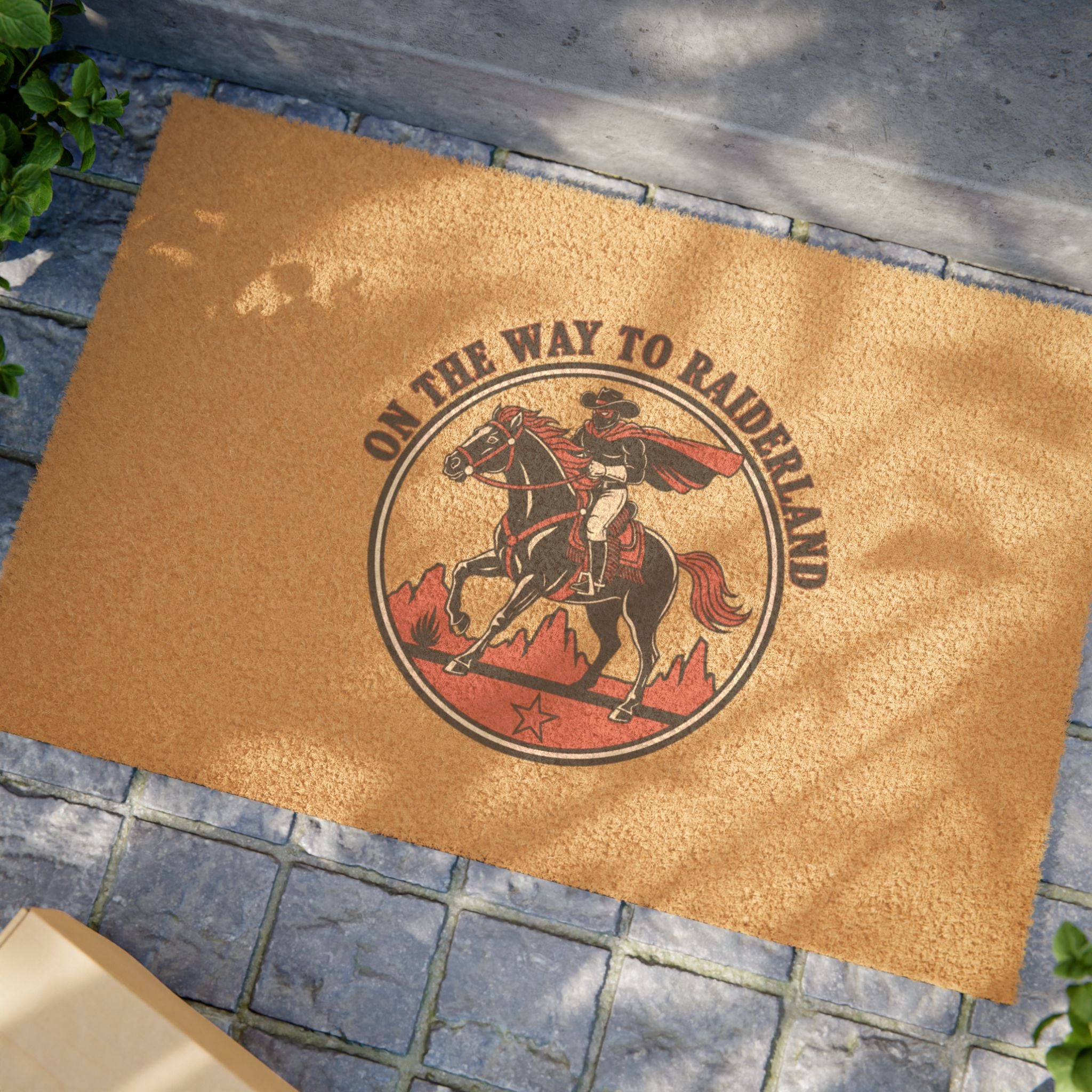 On the way to Raiderland Doormat