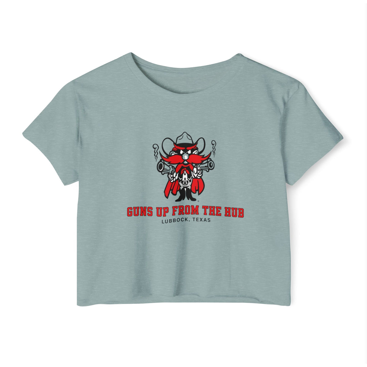 Guns up from the Hub  Crop Top