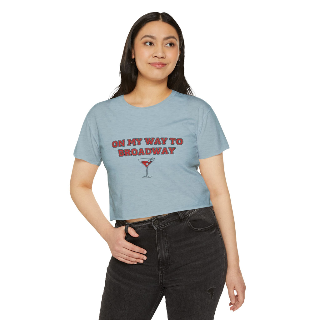 On my way to Broadway Crop Top