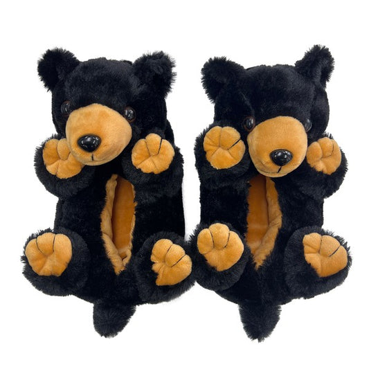 Bear Hug Plush Slippers