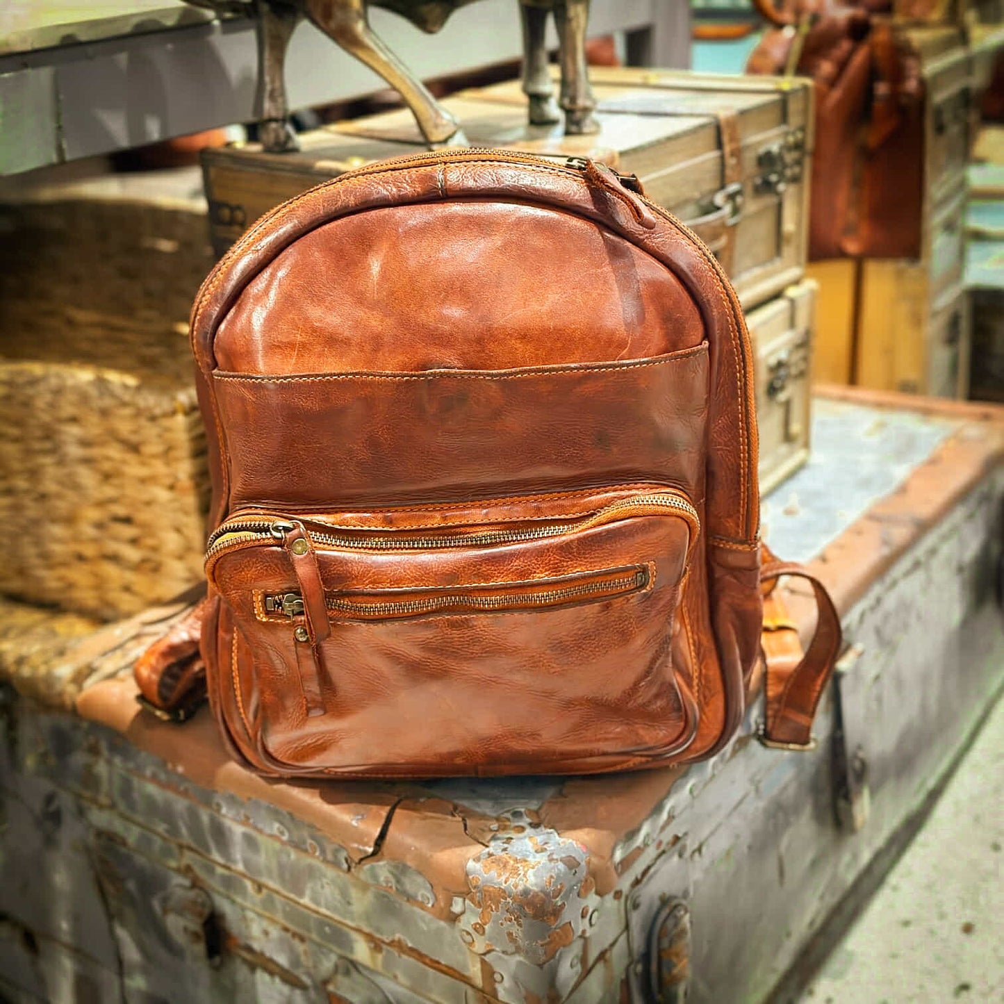 The Arlington Leather Backpack