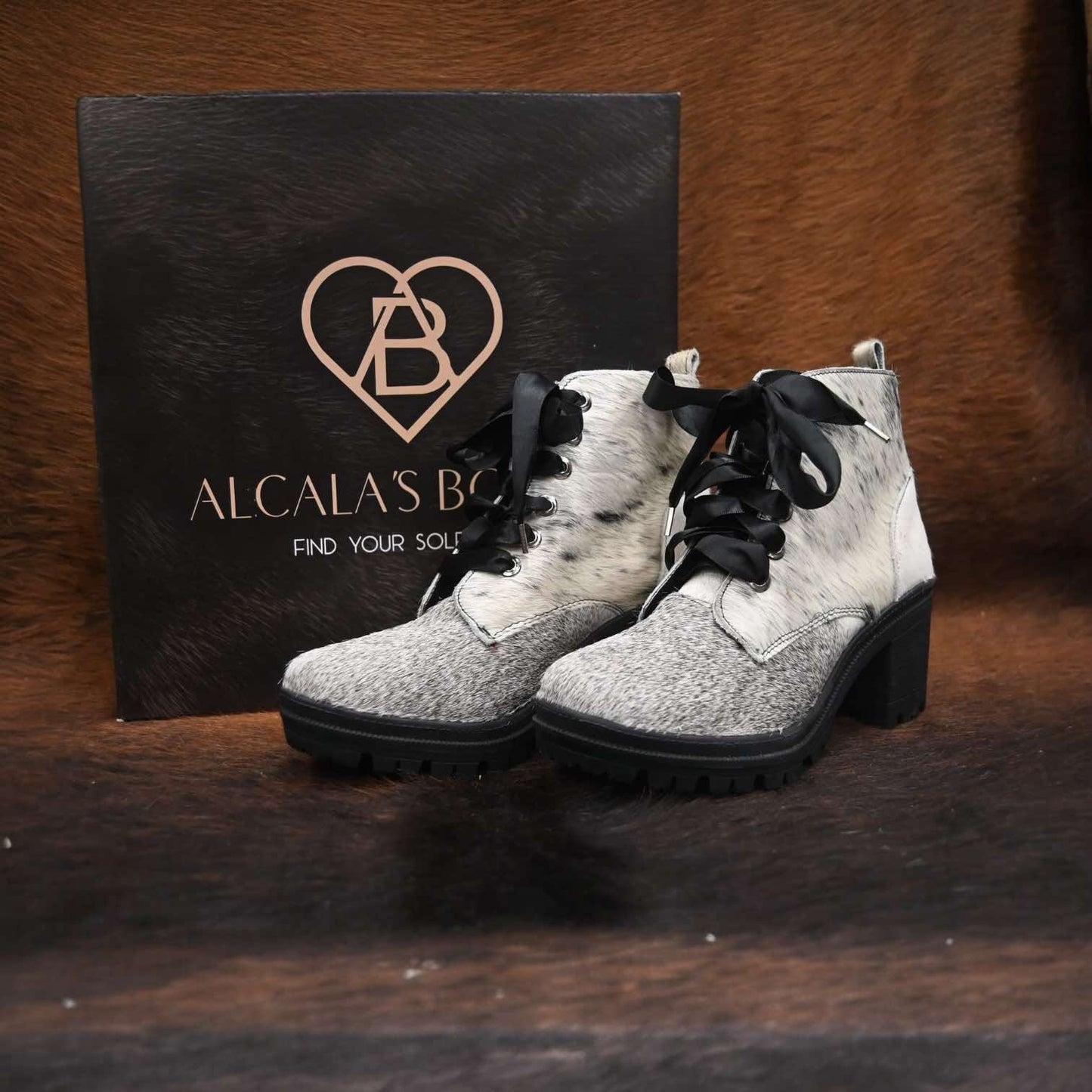 Alondra Lace Combat Bootie