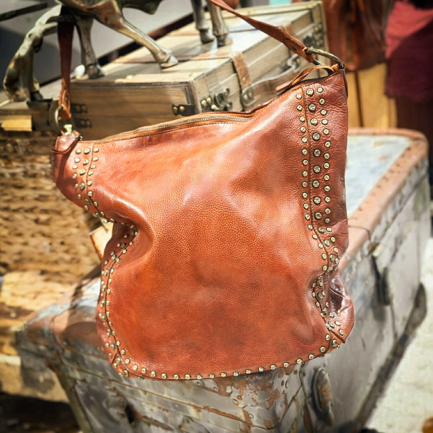 The Camden Leather BoHo Bag