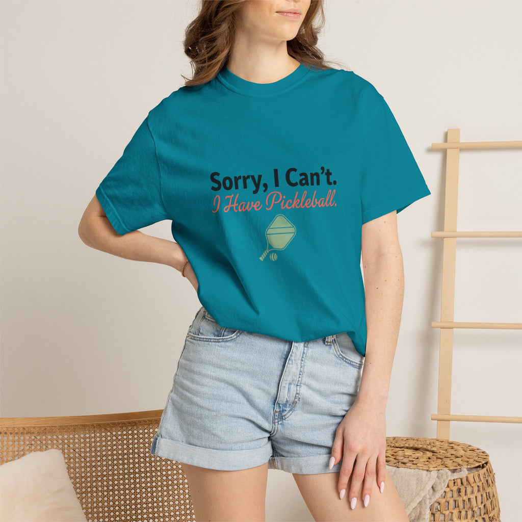 sorry I can't I have pickleball