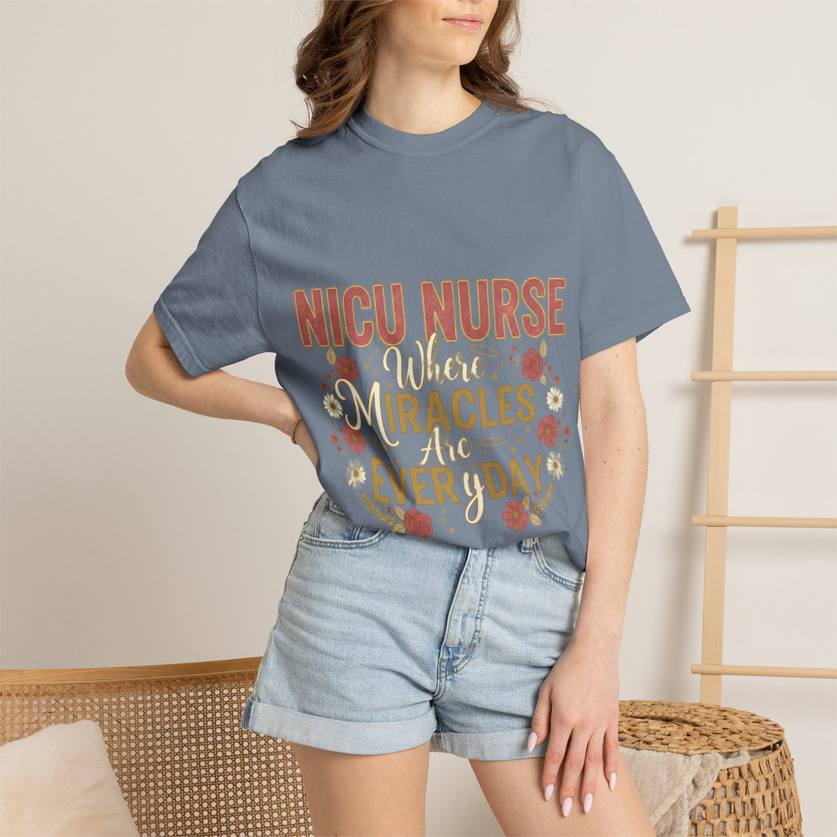NICU Nurse T-Shirt — Where Miracles Happen Every Day
