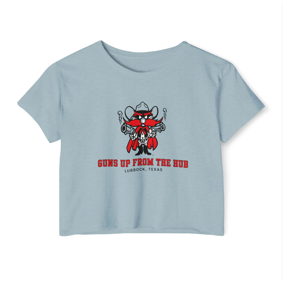 Guns up from the Hub  Crop Top