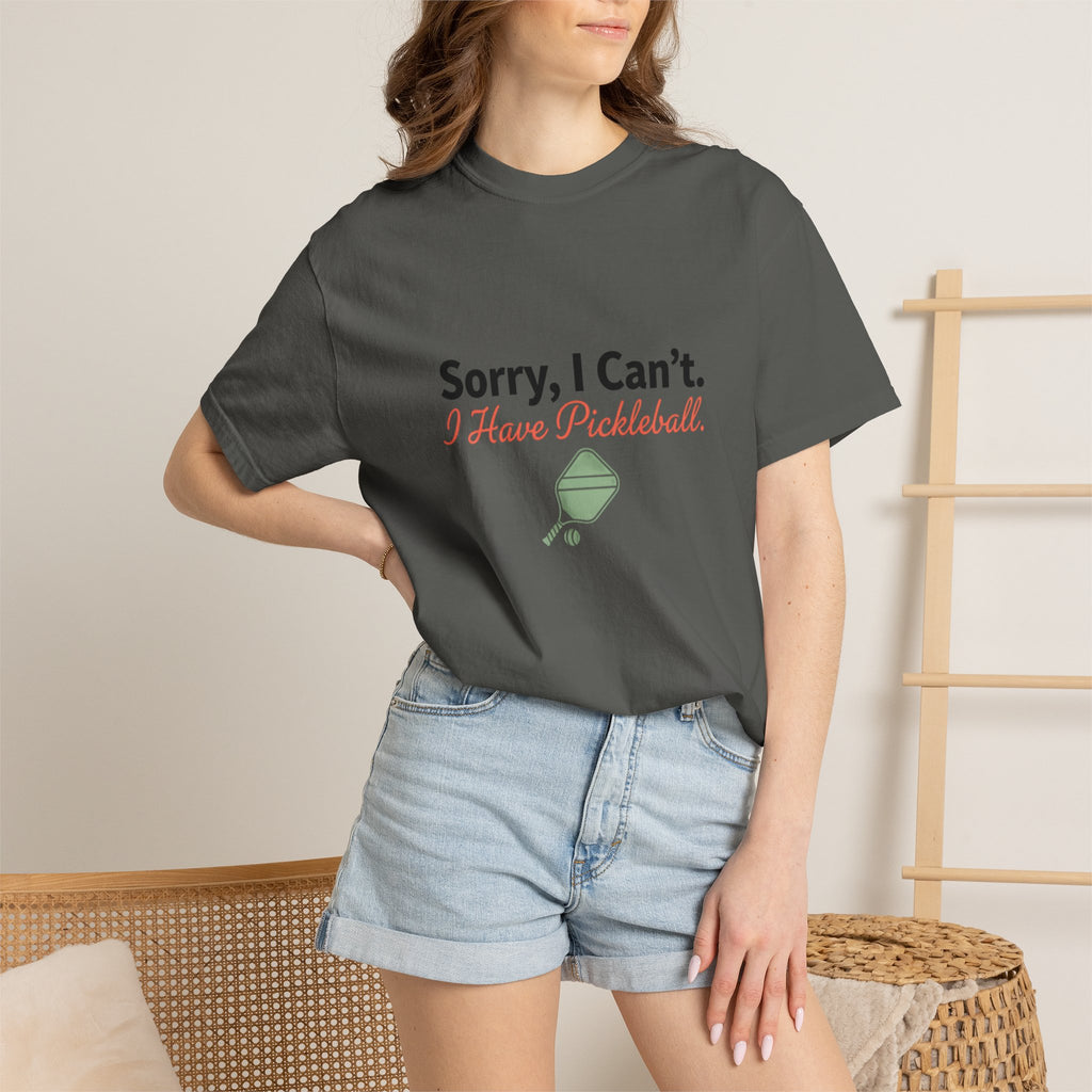 sorry I can't I have pickleball