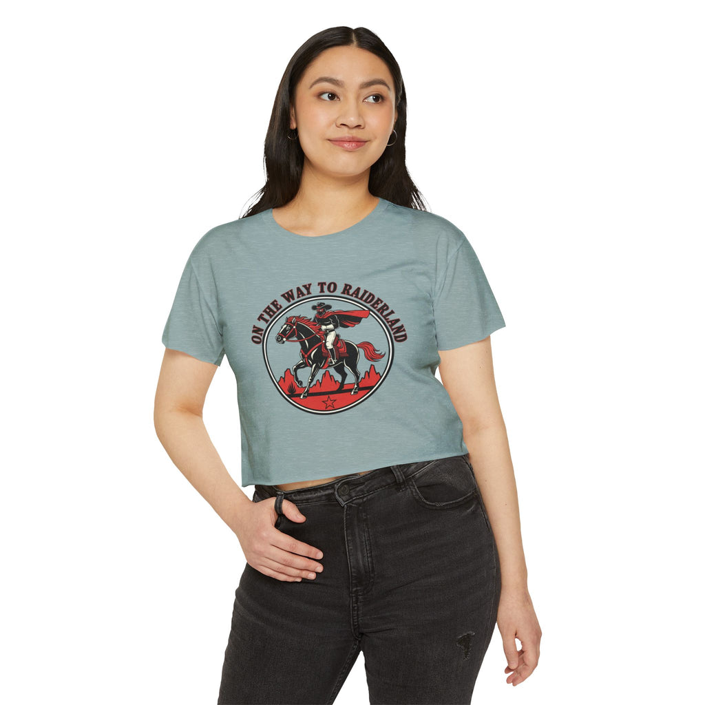 On my way to Raiderland Crop Top