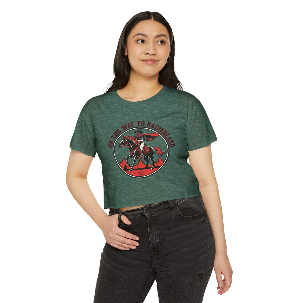 On my way to Raiderland Crop Top