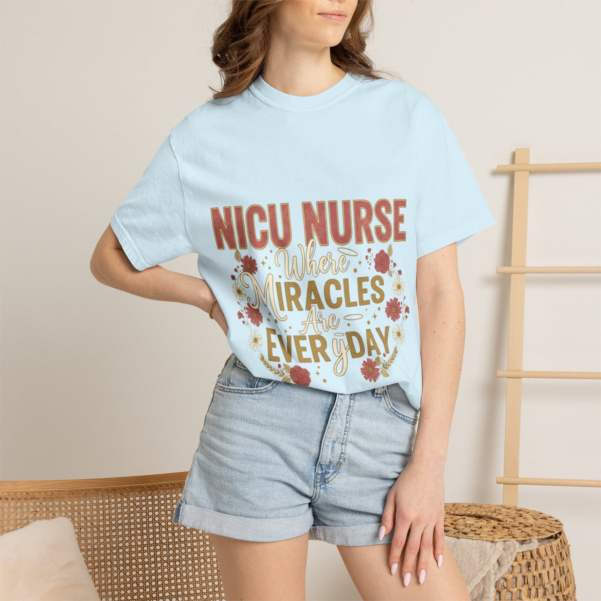 NICU Nurse T-Shirt — Where Miracles Happen Every Day