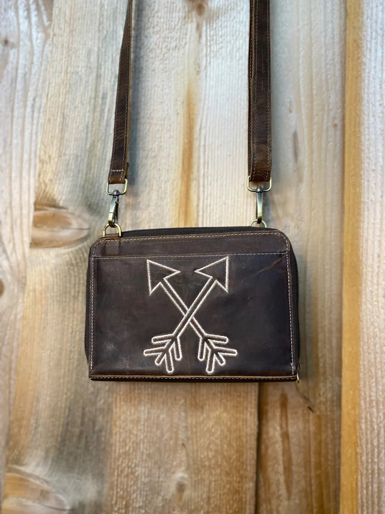 Rustic Leather Cross Bodies